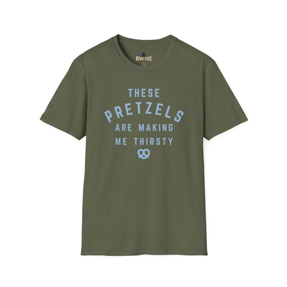 Revotees Pretzel Lovers These Pretzels Are Making Me Thirsty Casual T-Shirt - alternate view 7