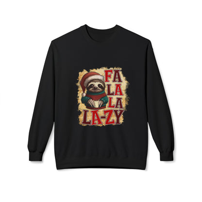 Fa La La La-Zy Sloth Christmas Sweatshirt