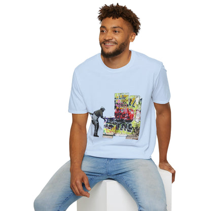Banksy Graffiti Cleaner T-Shirt — Urban Street Art Tee