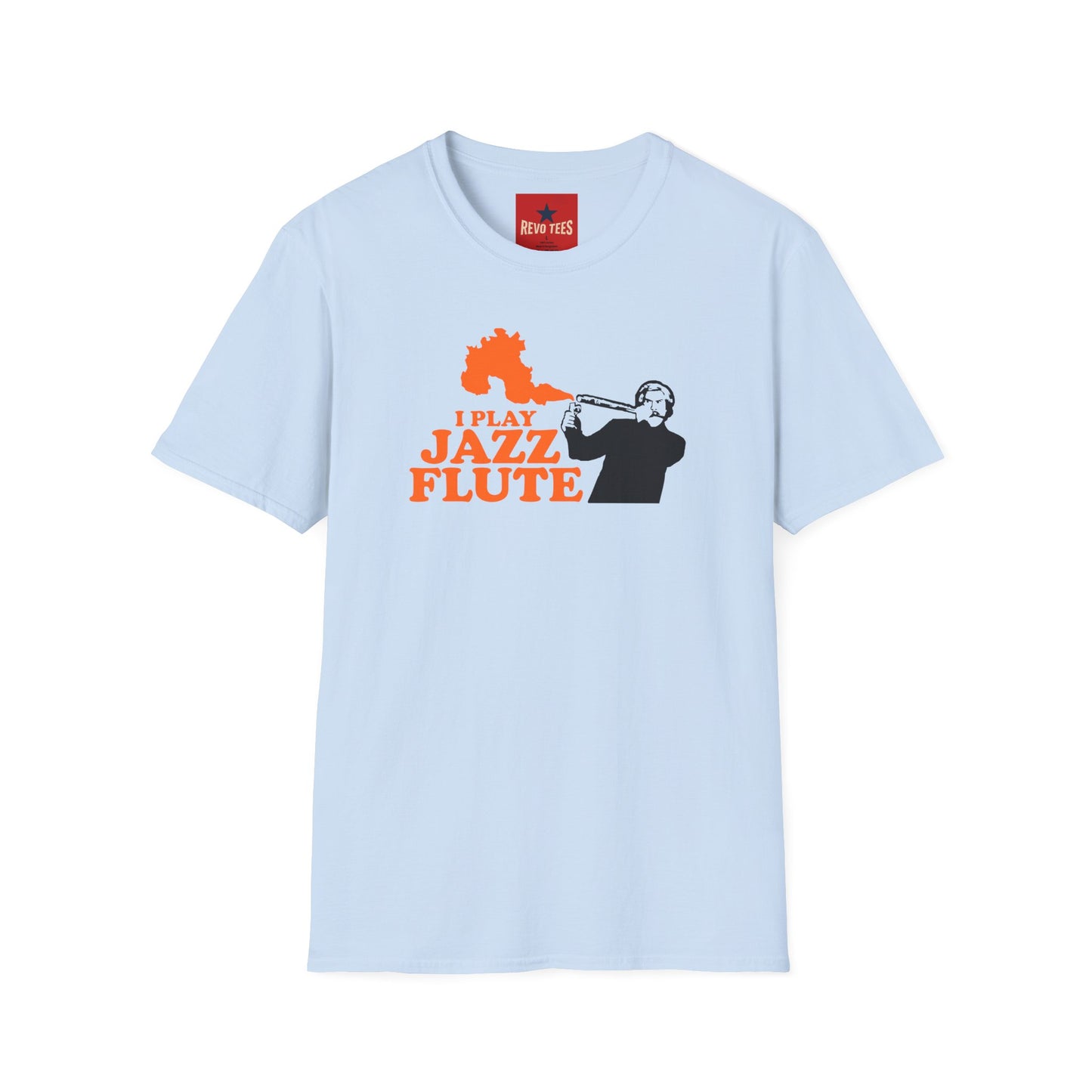 I Play Jazz Flute - Anchor Man - Unisex Softstyle T-Shirt
