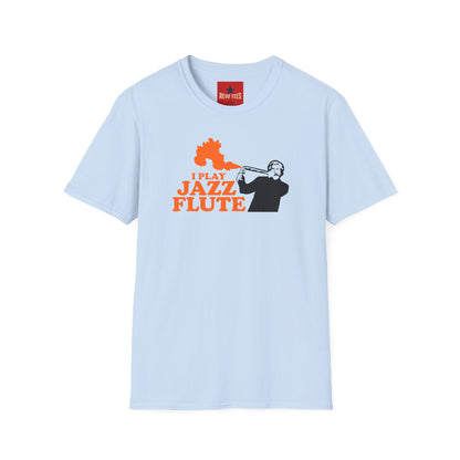 I Play Jazz Flute - Anchor Man - Unisex Softstyle T-Shirt