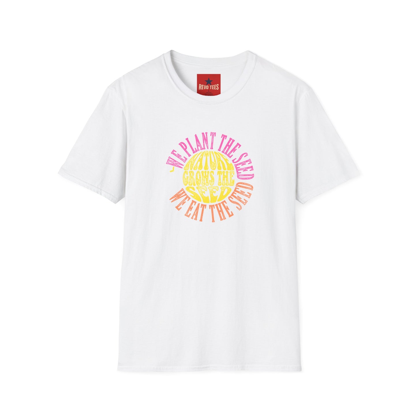 Here Comes The Sun - lyrics - Unisex Softstyle T-Shirt