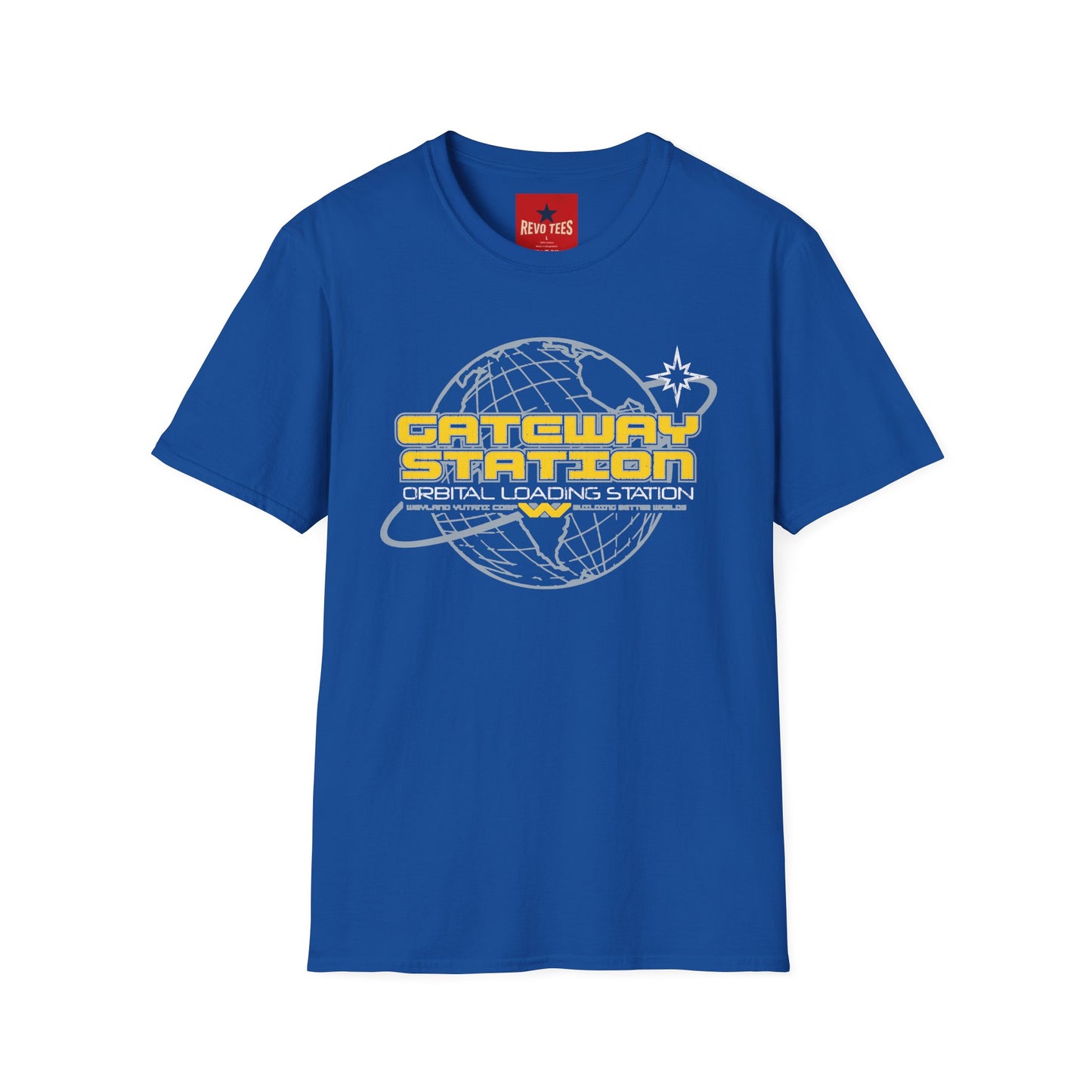 Gateway Station T-Shirt — Orbital Loading Station Retro Space Tee