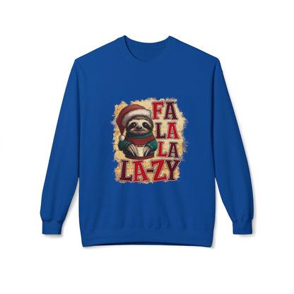 Fa La La La-Zy Sloth Christmas Sweatshirt