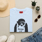 Banksy T‑Shirt — 'Keep It Real' Monkey Graphic Tee — Vintage Streetwear, Casual Gift