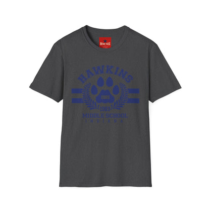 Hawkins Cubs Paw Graphic T-Shirt — Vintage Middle School Spirit Tee