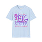 Revotees Big Sister Im the Big Sister Cute Pink Purple Kids Family T-Shirt - alternate view 7