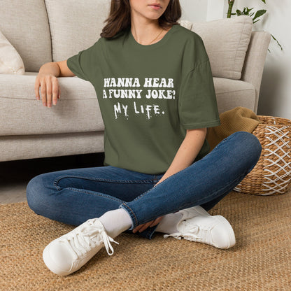 Wanna Hear a Funny Joke - Unisex Softstyle T-Shirt
