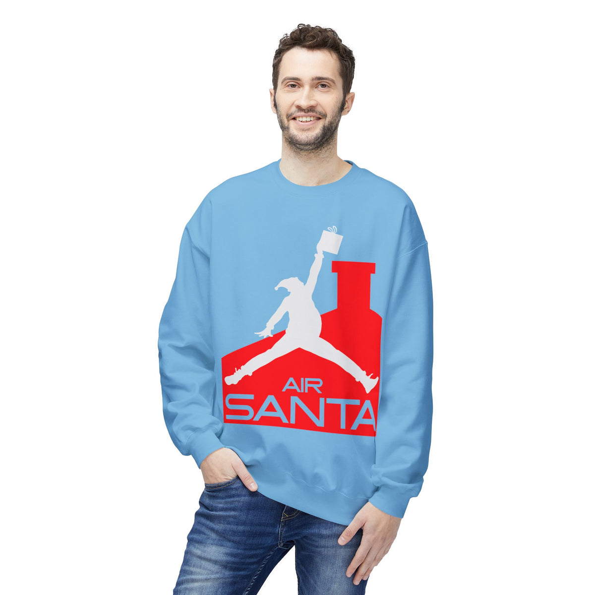 'Air Santa' Holiday Jump Logo Christmas Sweater