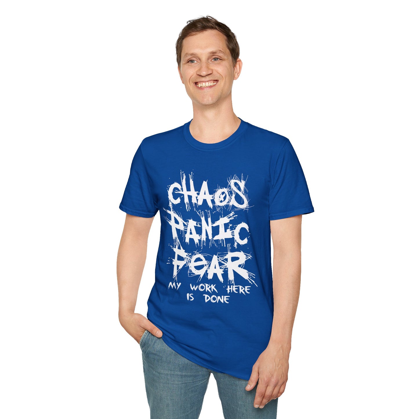 Chaos Panic Fear - Unisex Softstyle T-Shirt