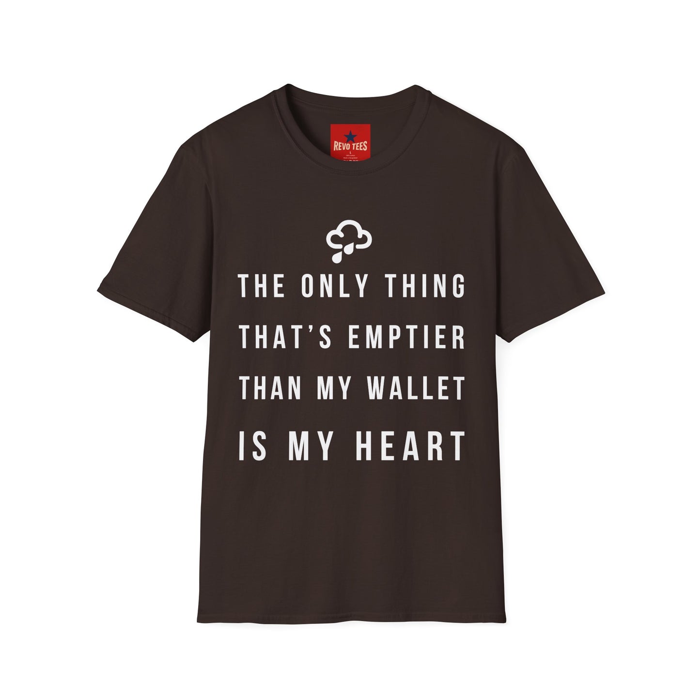 Emptier Than My Wallet - Unisex Softstyle T-Shirt