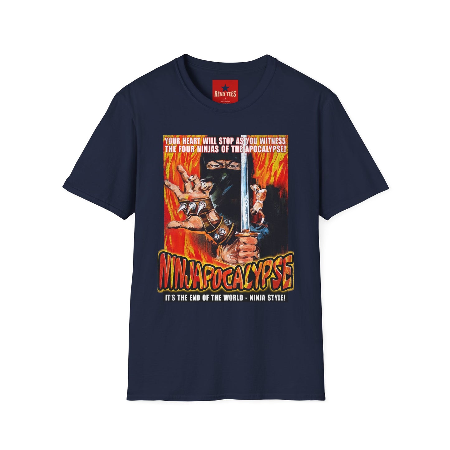 Apocalypse Ninjas T‑Shirt — Retro Movie Poster Graphic Tee