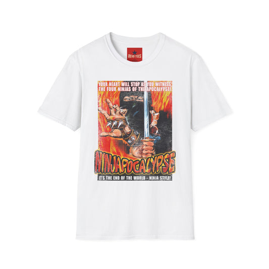 Apocalypse Ninjas T‑Shirt — Retro Movie Poster Graphic Tee