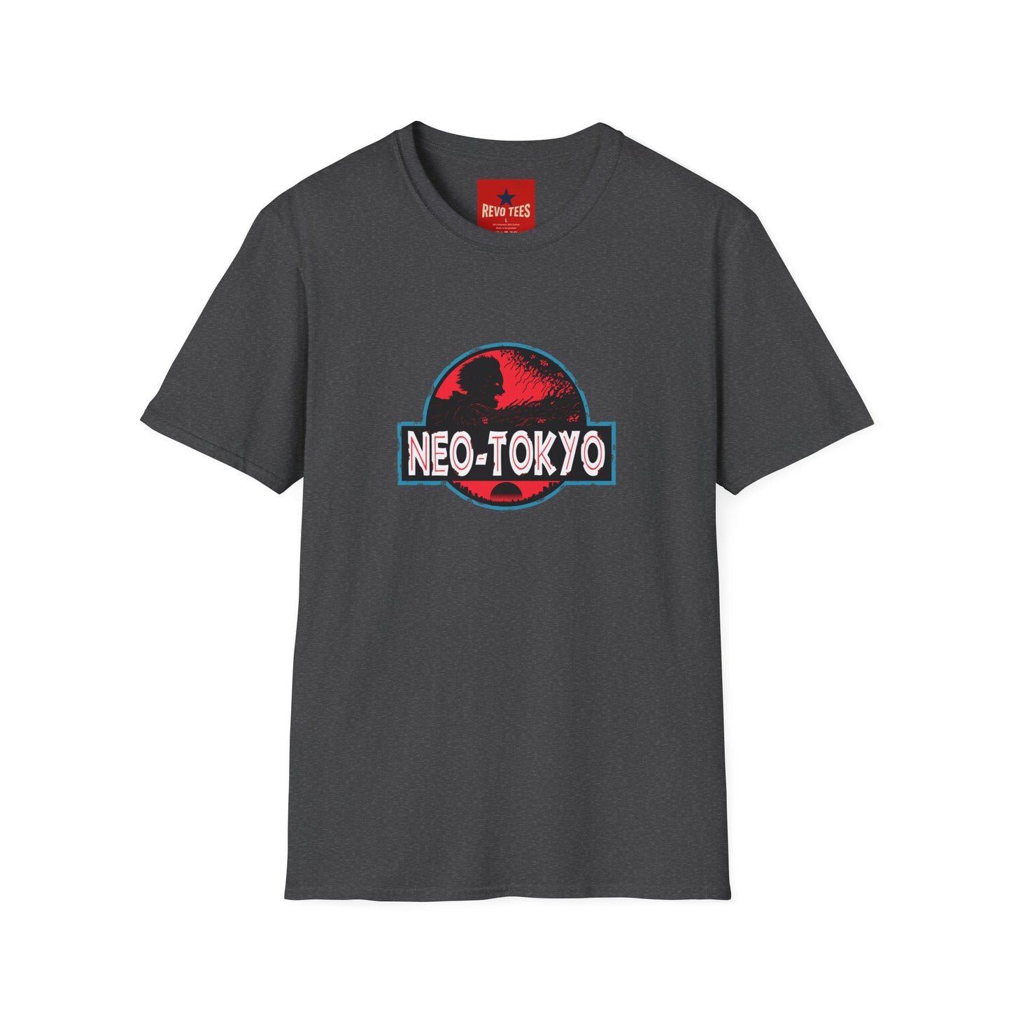 Neo-Tokyo Graphic T-Shirt — Retro Cyberpunk Japan Logo