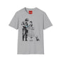Banksy T-Shirt — Police Officer and Girl Stencil Art Tee (Banksy-Style)