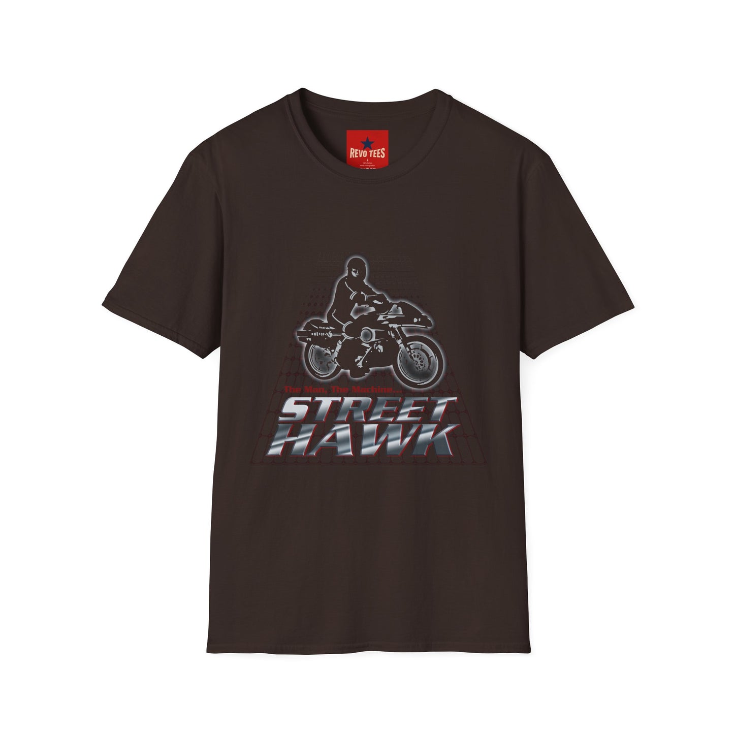 Street Hawk Motorcycle Tee — Retro Biker Graphic T‑Shirt