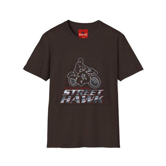 Street Hawk Motorcycle Tee — Retro Biker Graphic T‑Shirt