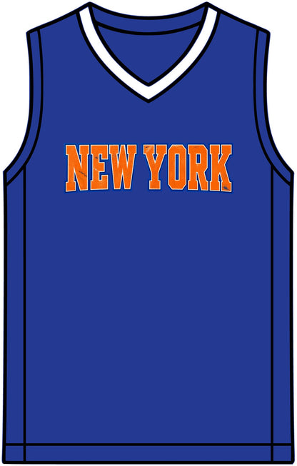 New York unofficial Basketball Jersey