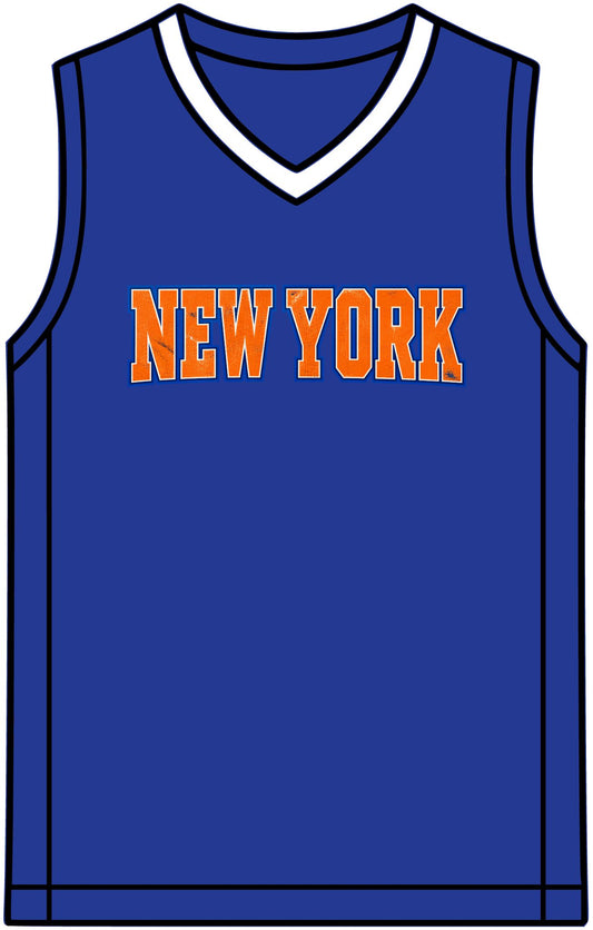 New York unofficial Basketball Jersey