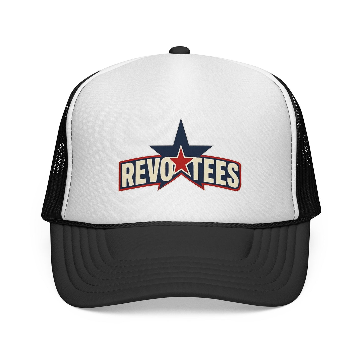 Revotees Star Logo Trucker Cap - Vintage Patriotic Mesh Hat