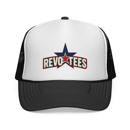 Revotees Star Logo Trucker Cap - Vintage Patriotic Mesh Hat