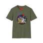 Retro Arcade Turtle Band T-Shirt — 'Rock On' Cartoon Gaming Tee