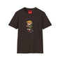 Link-Inspired Gamer Tee — Cute Chibi Hero Playing Handheld Console