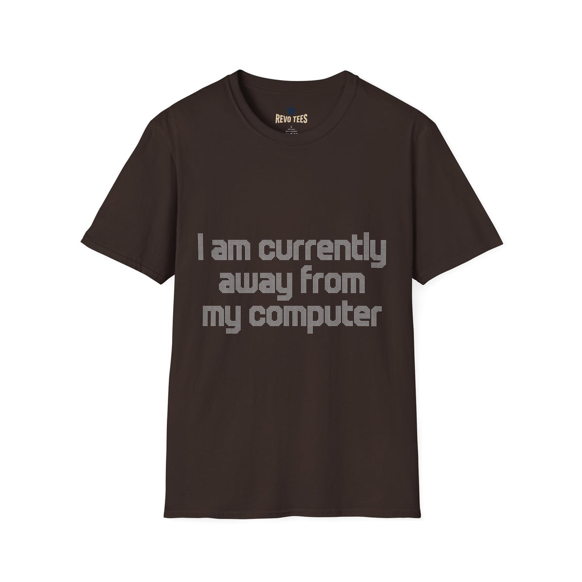 Revotees I Am Currently Away From My Computer Unisex Softstyle T-Shirt - alternate view 2