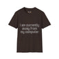 Revotees I Am Currently Away From My Computer Unisex Softstyle T-Shirt - alternate view 2