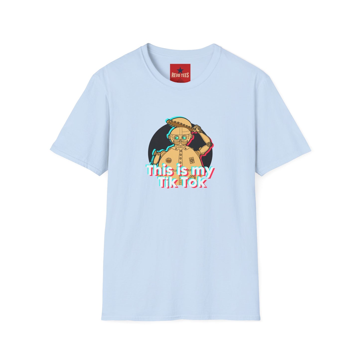TikTok Robot Graphic T-Shirt — "This is my TikTok" Retro Gamer Tee