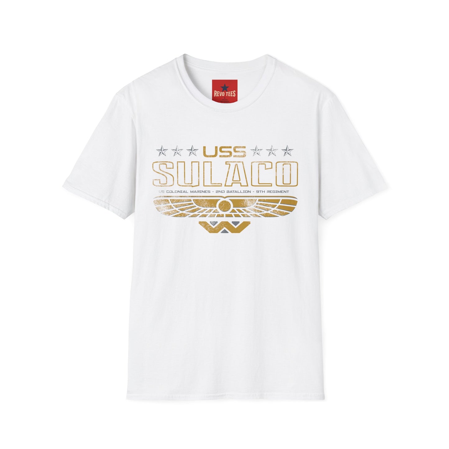 Sulaco USS T‑Shirt — Retro Sci‑Fi Starship Crew Tee