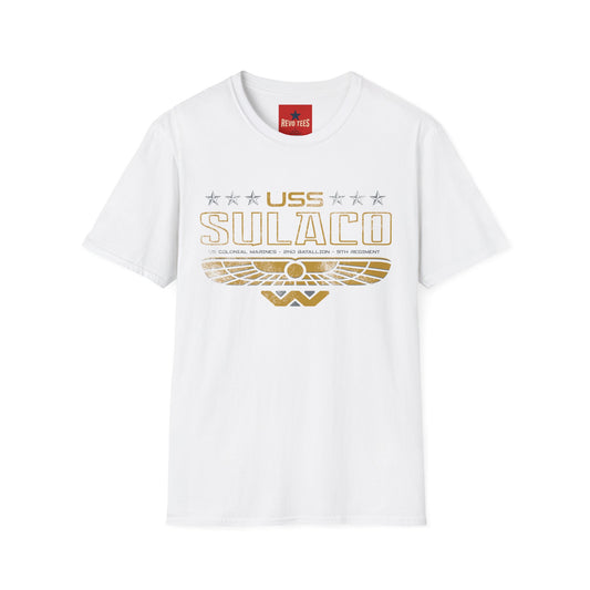 Sulaco USS T‑Shirt — Retro Sci‑Fi Starship Crew Tee
