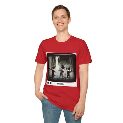 Banksy TV Head Graphic T-Shirt