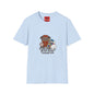 Cute Plush Creature T-Shirt — “Shoulder You Ever Need Us” Cartoon Group Tee