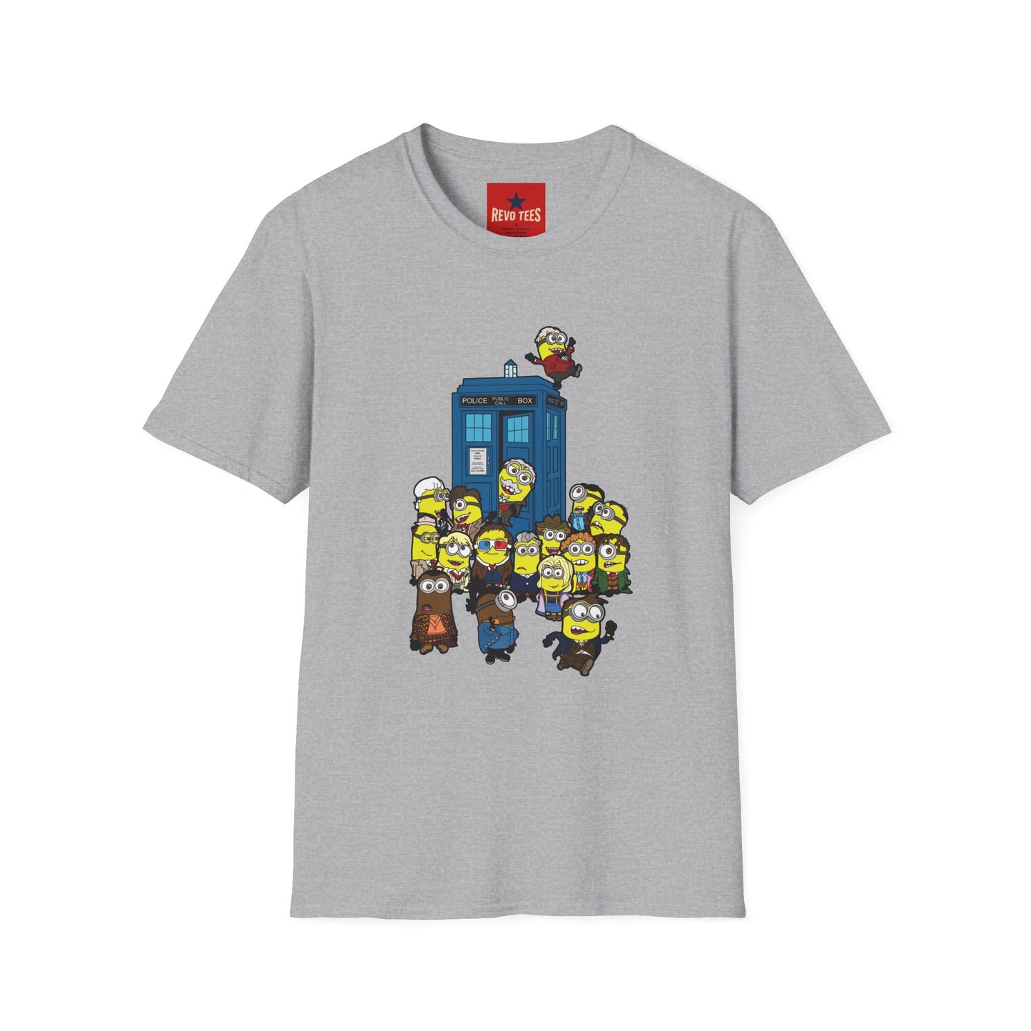 T-Shirt — Minion Time Travel Crew Graphic Tee