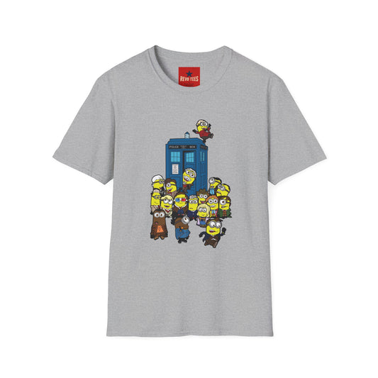 T-Shirt — Minion Time Travel Crew Graphic Tee