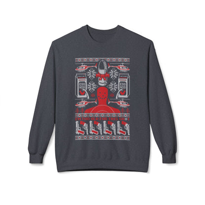 Lethal Knitting - Too Old For This Sh!t Christmas Ugly Sweater