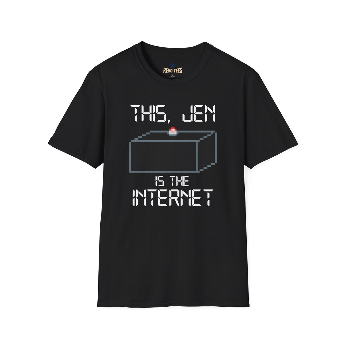 Revotees This Jen Is the Internet Retro Pixel T-Shirt