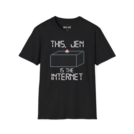 Revotees This Jen Is the Internet Retro Pixel T-Shirt