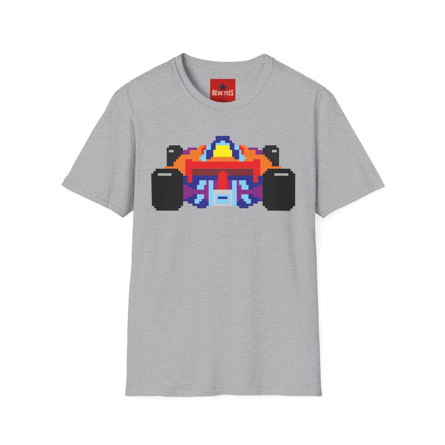 Pixel Race Car T-Shirt — Retro 8-Bit Racing Graphic Tee