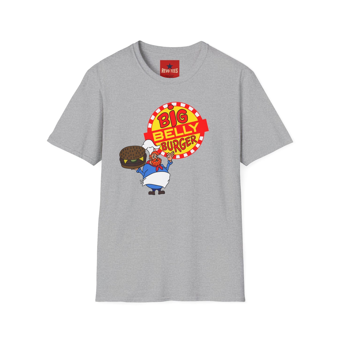 Big Belly Burger T-Shirt — Retro Fast Food Graphic Tee