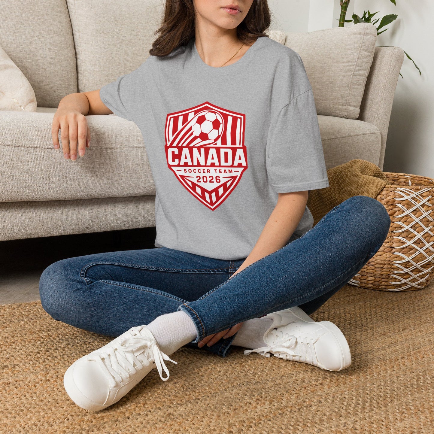 World Cup 2026 - Canada Soccer Team T‑Shirt — 2026 Crest Tee