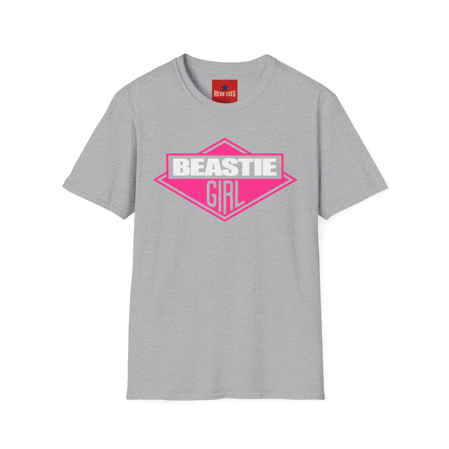 Beastie Girl T-Shirt — Retro Pink Diamond Graphic Tee