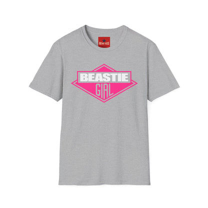 Beastie Girl T-Shirt — Retro Pink Diamond Graphic Tee