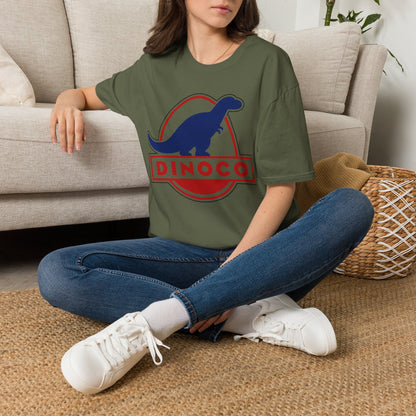 T-Shirt — Retro Dino Logo 'Dinoco' Graphic Tee