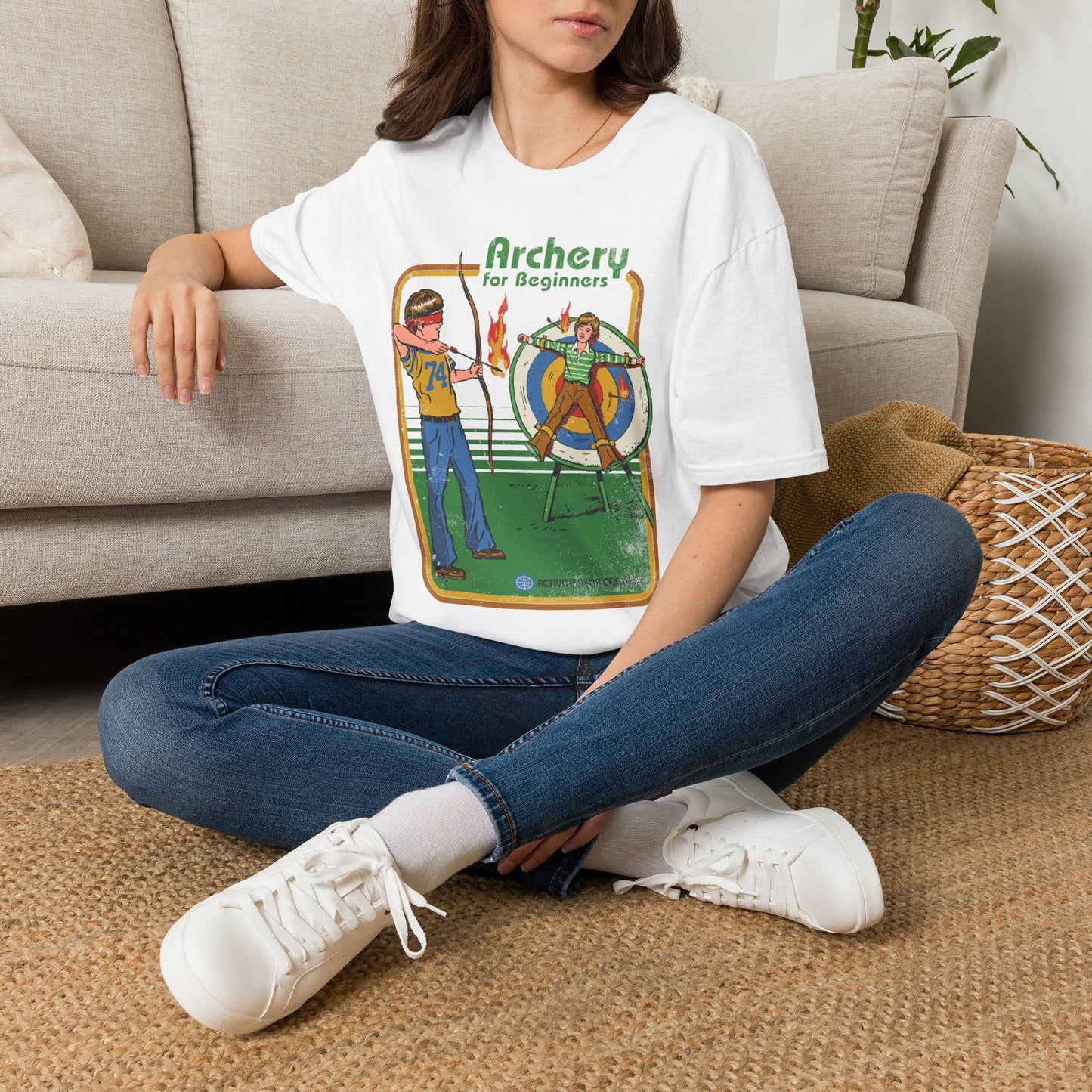 Archery for Beginners T-Shirt — Retro Kids' Archery Practice Graphic Tee