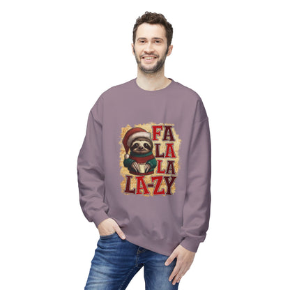 Fa La La La-Zy Sloth Christmas Sweatshirt