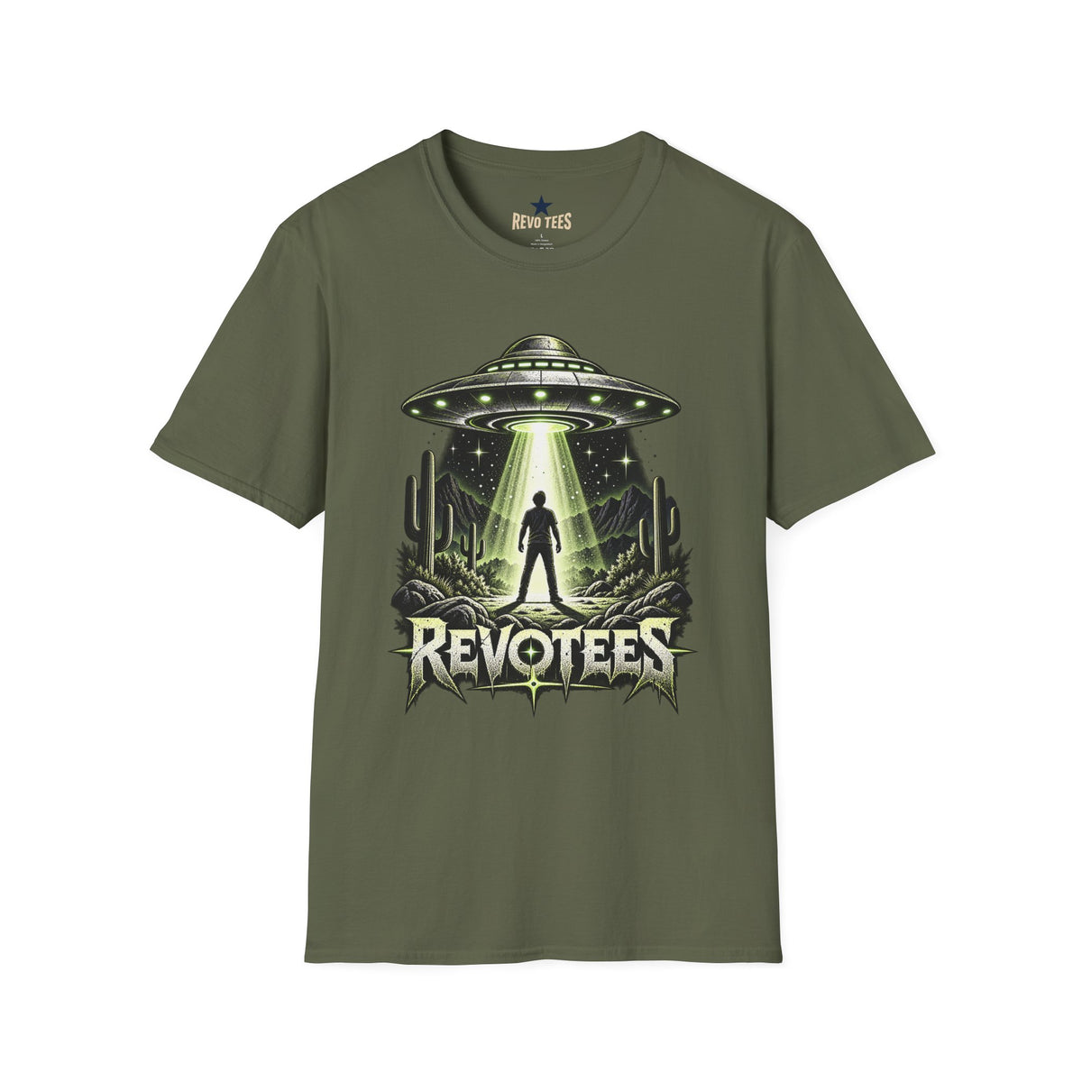 REVOTEES Alien Abduction – Sci‑Fi UFO Graphic Tee