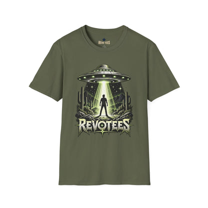 REVOTEES Alien Abduction – Sci‑Fi UFO Graphic Tee