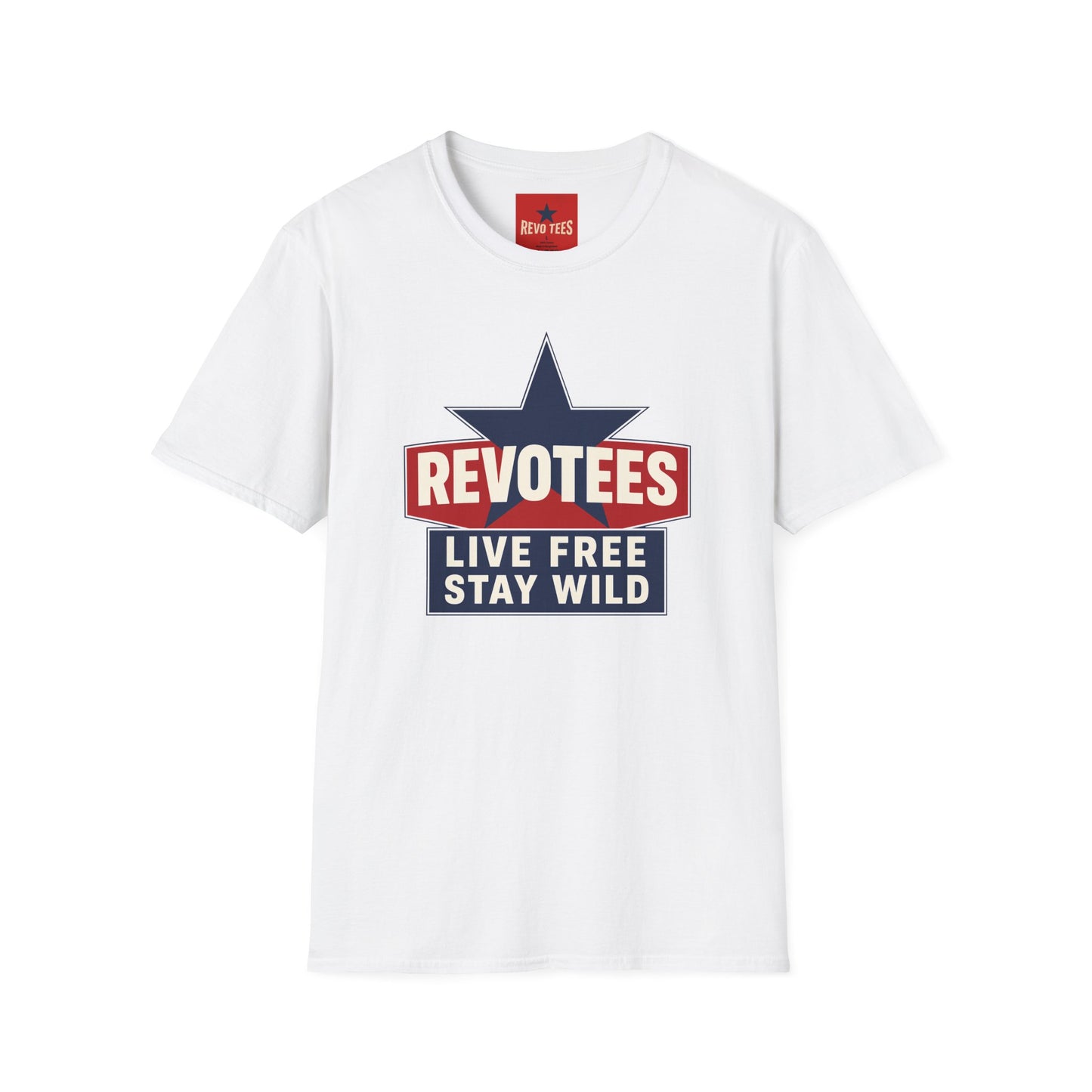REVOTEES “Live Free Stay Wild” Retro Star Tee